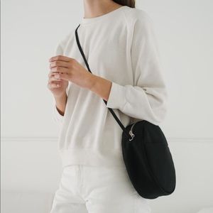 BAGGU medium canvas circle purse